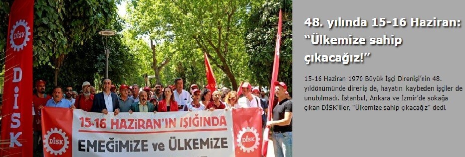 EMEĞİMİZE VE ÜLKEMİZE SAHİP ÇIKACAĞIZ.